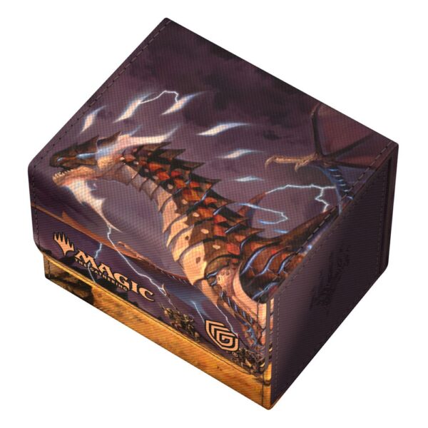 Ultimate Guard: Sidewinder 100+ Xenoskin - Magic: The Gathering "Tarkir: Dragonstorm" Ghostfire - Neriv, Heart of the Storm - achterzijde