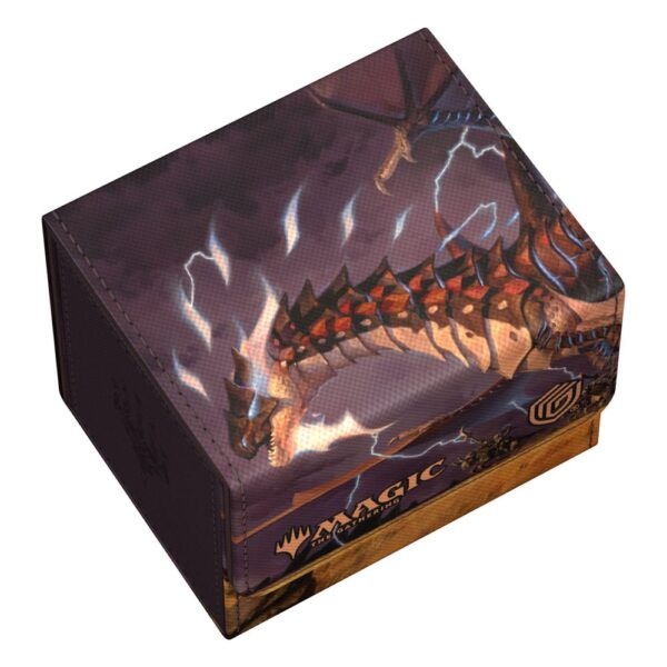 Ultimate Guard: Sidewinder 100+ Xenoskin - Magic: The Gathering "Tarkir: Dragonstorm" Ghostfire - Neriv, Heart of the Storm - geopend