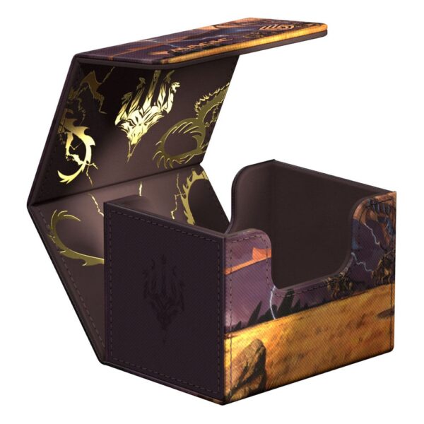 Ultimate Guard: Sidewinder 100+ Xenoskin - Magic: The Gathering "Tarkir: Dragonstorm" Ghostfire - Neriv, Heart of the Storm - detailopname