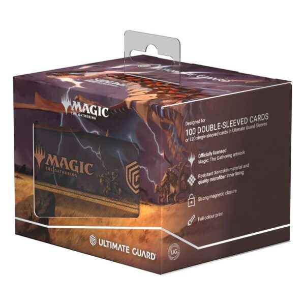Ultimate Guard: Sidewinder 100+ Xenoskin - Magic: The Gathering "Tarkir: Dragonstorm" Ghostfire - Neriv, Heart of the Storm - bovenaanzicht
