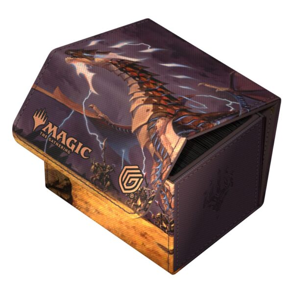 Ultimate Guard: Sidewinder 100+ Xenoskin - Magic: The Gathering "Tarkir: Dragonstorm" Ghostfire - Neriv, Heart of the Storm - detail