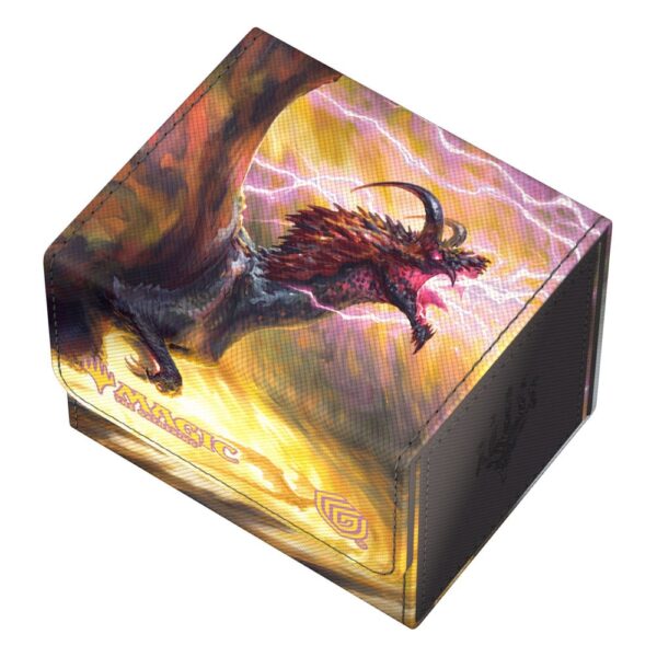 Ultimate Guard: Sidewinder 100+ Xenoskin - Magic: The Gathering "Tarkir: Dragonstorm" Ghostfire - Stormscale Scion - achterzijde