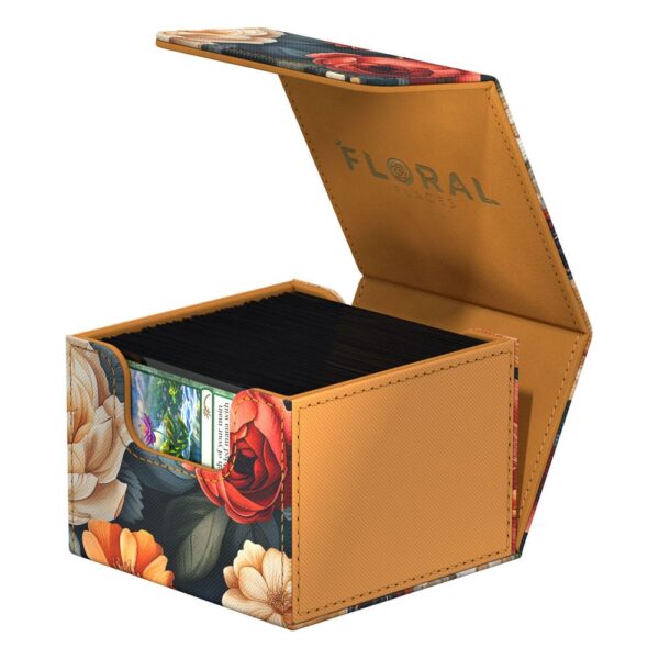 Ultimate Guard: Sidewinder 133+ Xenoskin "Floral Places III" - Secret Garden (voor 133 kaarten) - zijaanzicht