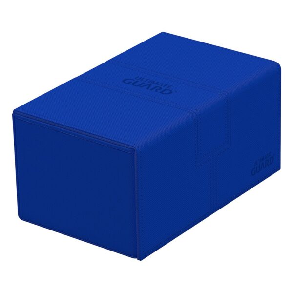 Ultimate Guard: Twin Flip'n'Tray 160+ Xenoskin - Blauw (voor 160 kaarten) - productfoto