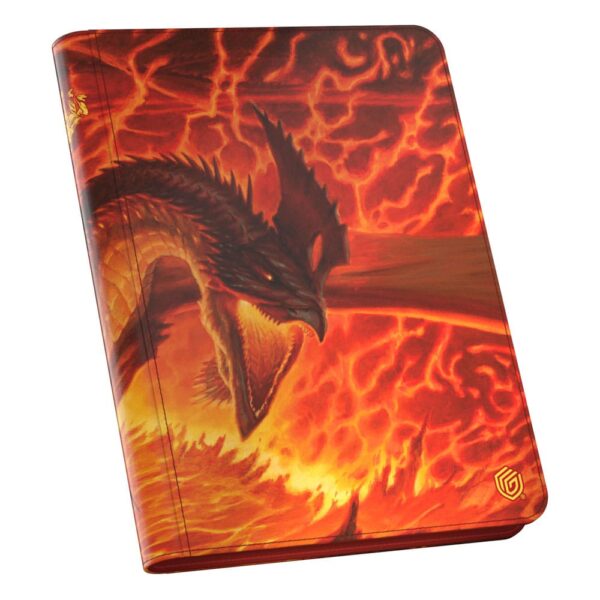 Ultimate Guard: Zipfolio 360 Xenoskin - Magic: The Gathering "Tarkir: Dragonstorm" - Magmatic Hellkite (voor 360 kaarten) - achterzijde