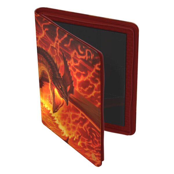 Ultimate Guard: Zipfolio 360 Xenoskin - Magic: The Gathering "Tarkir: Dragonstorm" - Magmatic Hellkite (voor 360 kaarten) - in gebruik
