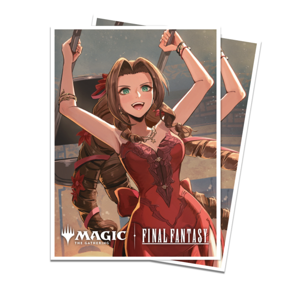 Ultra Pro: Magic x FINAL FANTASY - Aerith Gainsborough - 105x APEX Deck Protector Sleeves - Standard Size - verpakking vooraan