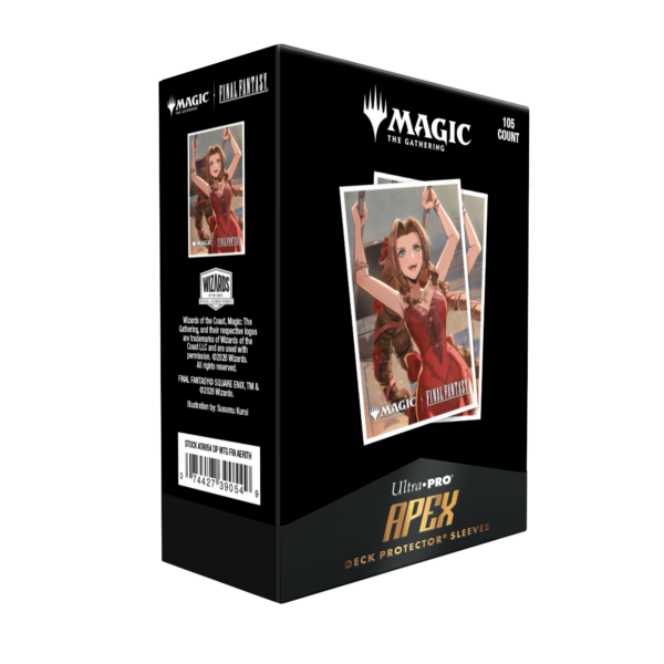 Ultra Pro: Magic x FINAL FANTASY - Aerith Gainsborough - 105x APEX Deck Protector Sleeves - Standard Size - productfoto