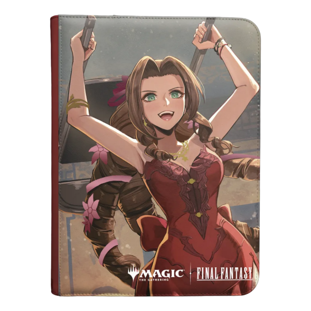 Ultra Pro: Magic x FINAL FANTASY - Aerith Gainsborough - 9-Pocket Zippered PRO-Binder (voor 360 kaarten) - verpakking vooraan
