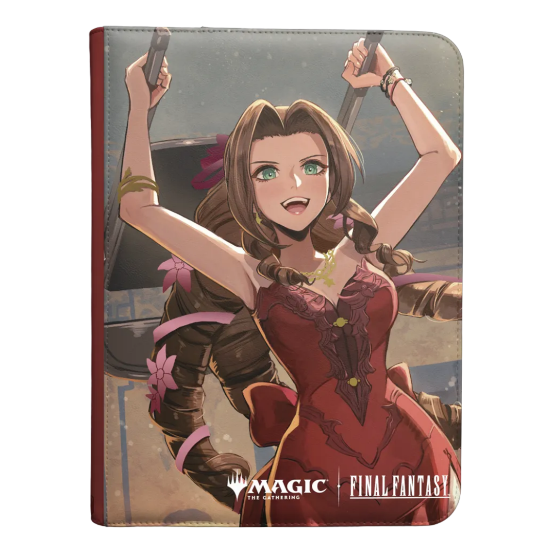 Ultra Pro: Magic x FINAL FANTASY - Aerith Gainsborough - 9-Pocket Zippered PRO-Binder (voor 360 kaarten) - verpakking vooraan