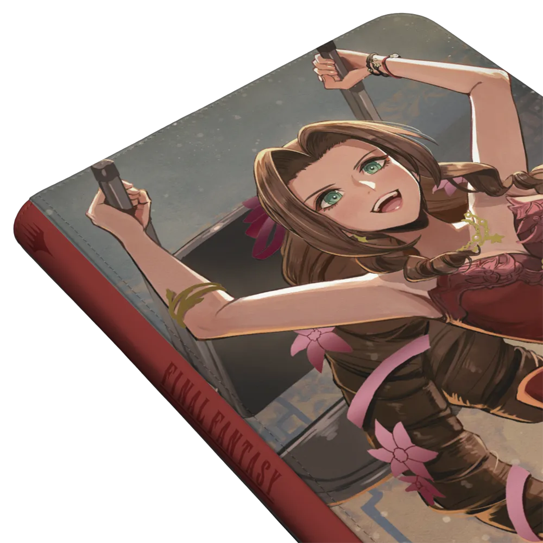 Ultra Pro: Magic x FINAL FANTASY - Aerith Gainsborough - 9-Pocket Zippered PRO-Binder (voor 360 kaarten) - in gebruik