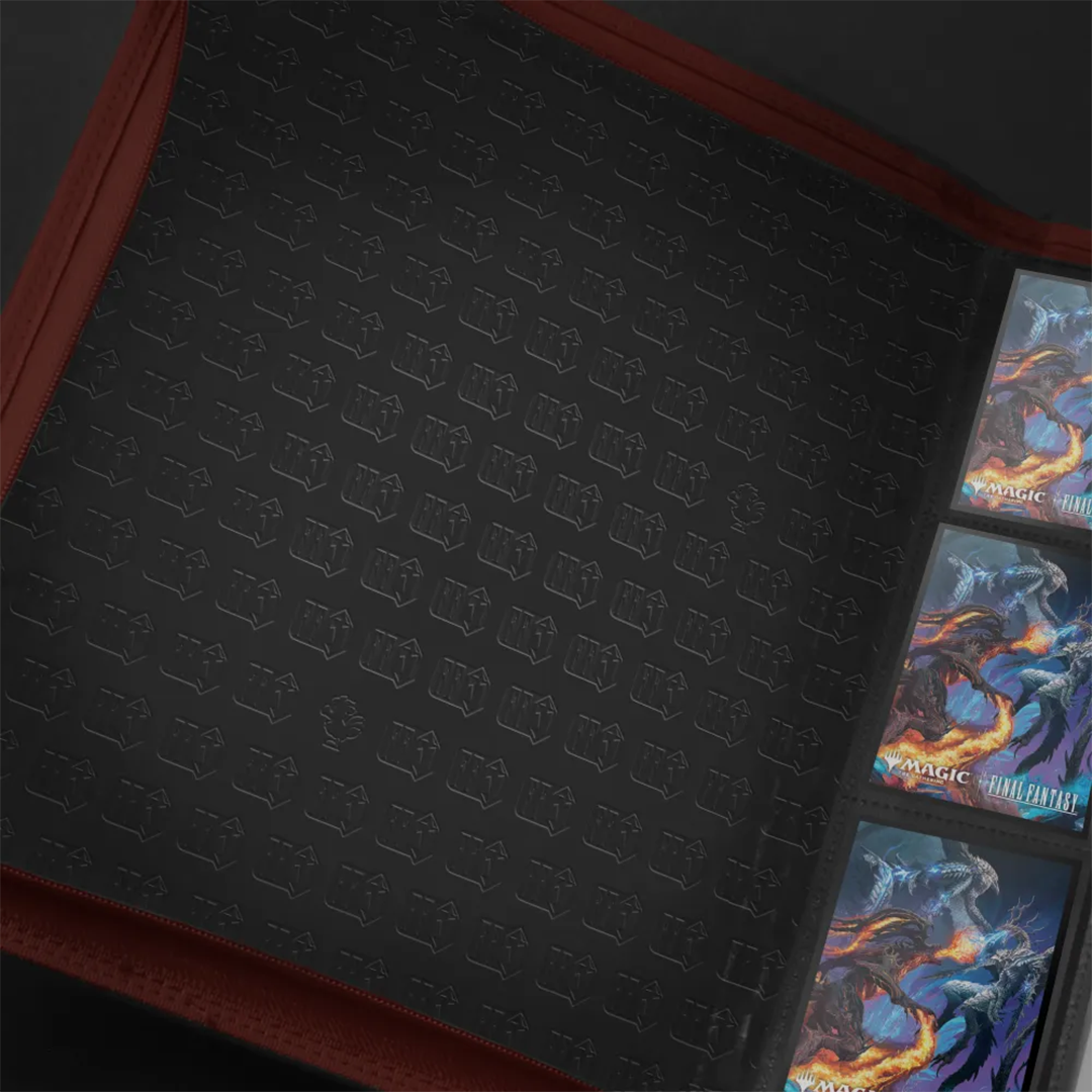 Ultra Pro: Magic x FINAL FANTASY - Aerith Gainsborough - 9-Pocket Zippered PRO-Binder (voor 360 kaarten) - detailopname