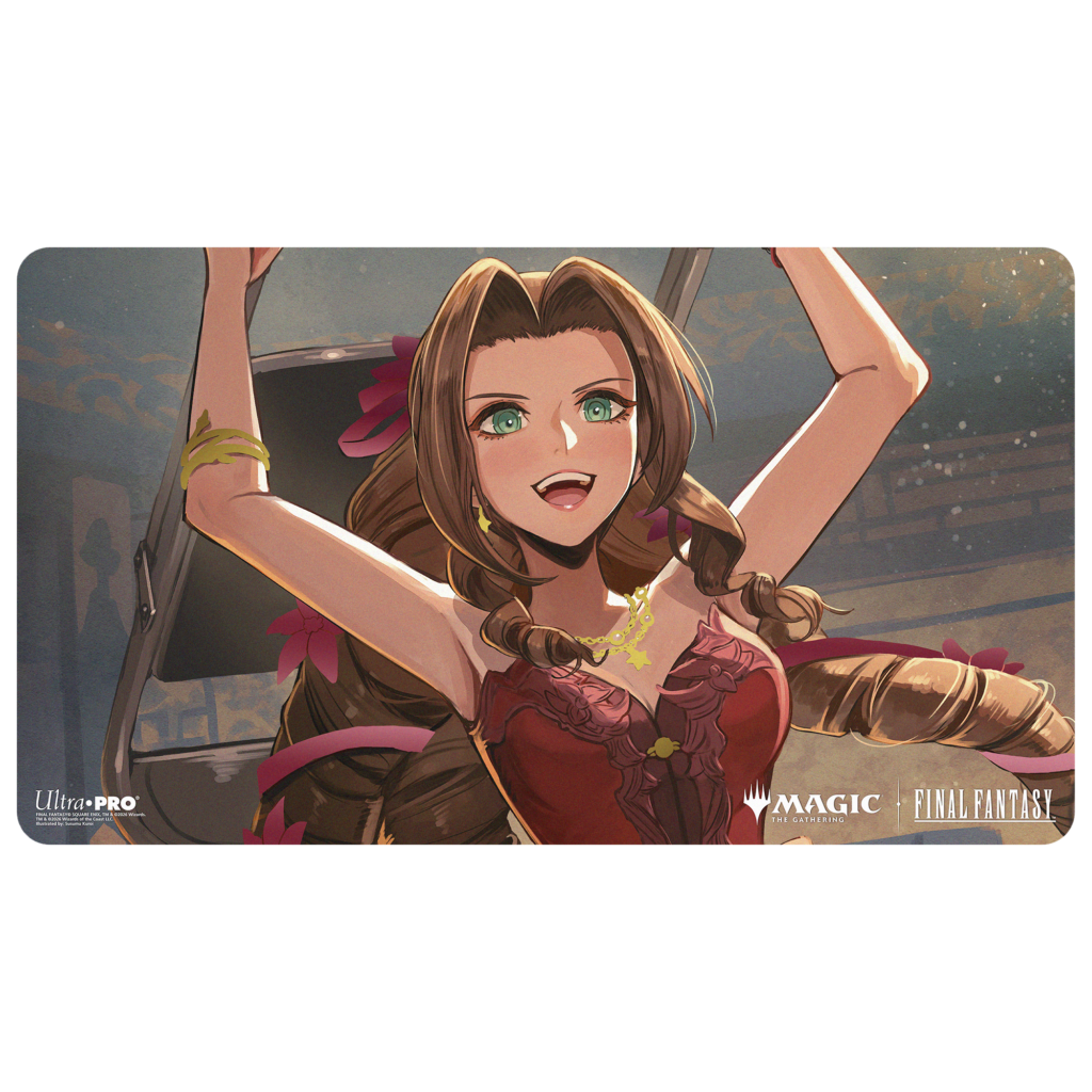 Ultra Pro: Magic x FINAL FANTASY - Aerith Gainsborough - Foil Playmat (61 x 34 cm) - verpakking vooraan