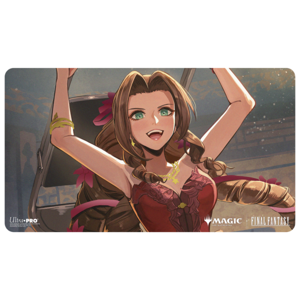 Ultra Pro: Magic x FINAL FANTASY - Aerith Gainsborough - Foil Playmat (61 x 34 cm) - verpakking vooraan