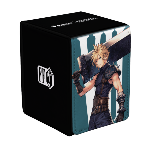 Ultra Pro: Magic x FINAL FANTASY - Cloud, Ex-SOLDIER - Alcove Flip Deck Box (100+ kaarten) - verpakking vooraan