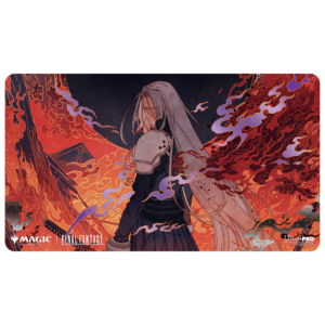 Ultra Pro: Magic x FINAL FANTASY - Nibelheim Aflame - Foil Playmat (61 x 34 cm) - verpakking vooraan