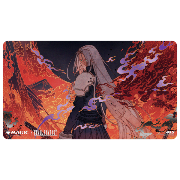 Ultra Pro: Magic x FINAL FANTASY - Nibelheim Aflame - Foil Playmat (61 x 34 cm) - verpakking vooraan