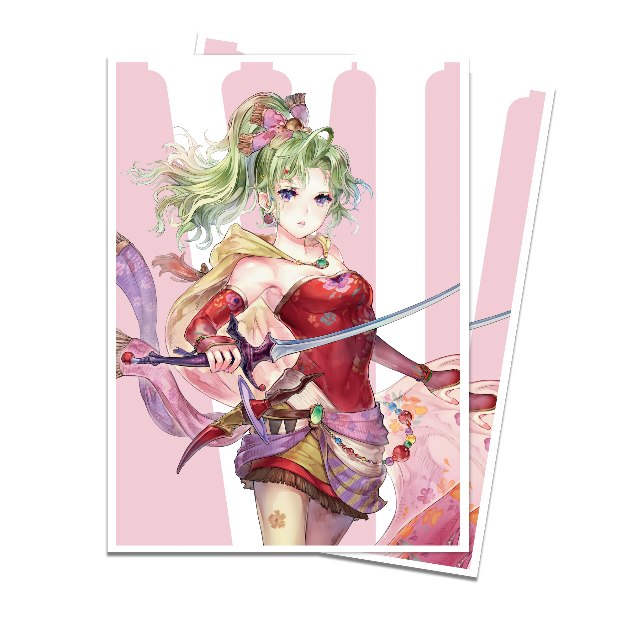 Ultra Pro: Magic x FINAL FANTASY - Terra, Herald of Hope - 105x APEX Deck Protector Sleeves - Standard Size - verpakking vooraan