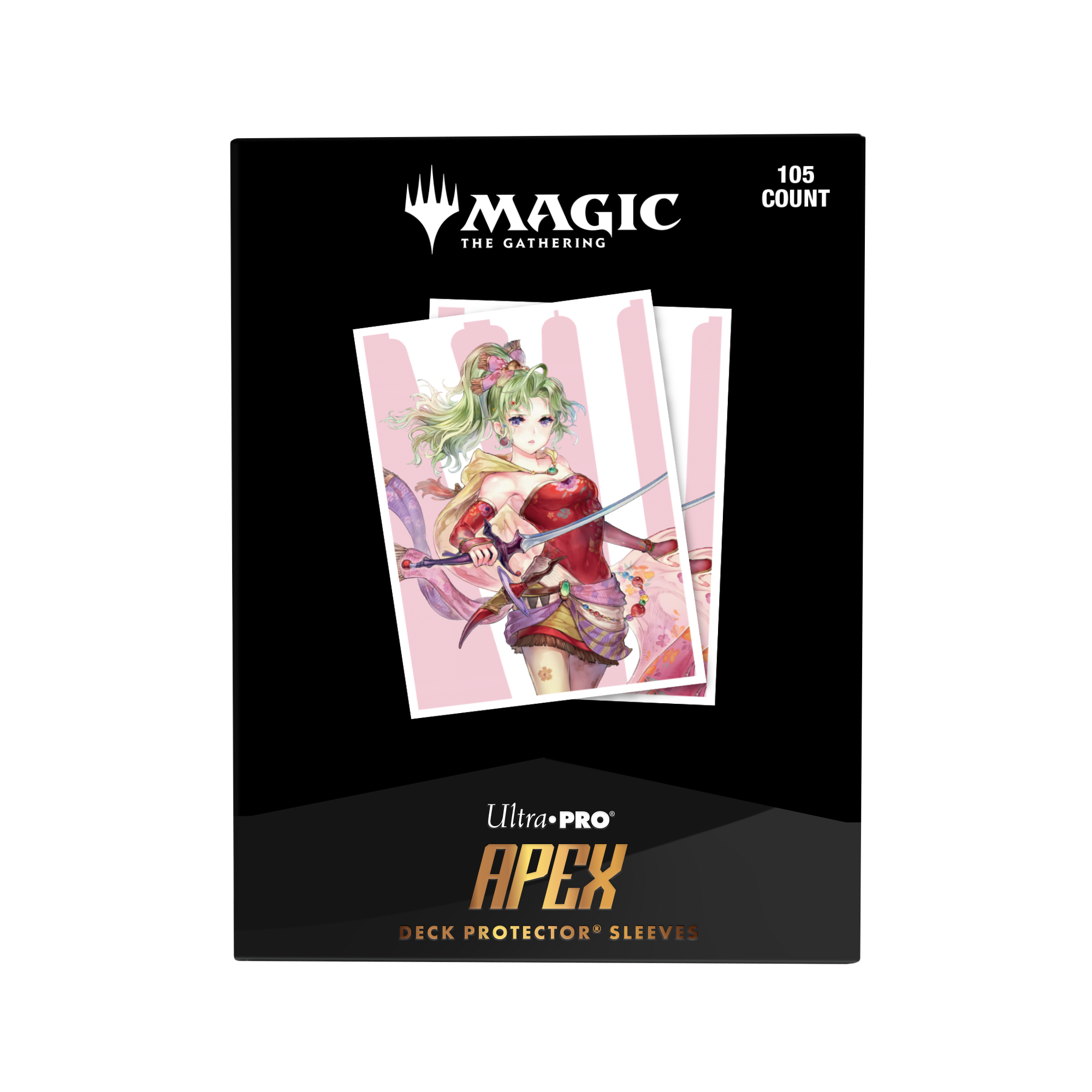 Ultra Pro: Magic x FINAL FANTASY - Terra, Herald of Hope - 105x APEX Deck Protector Sleeves - Standard Size - achterzijde