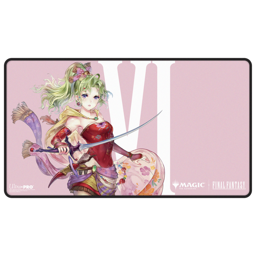 Ultra Pro: Magic x FINAL FANTASY - Terra, Herald of Hope - Black-Stitched Playmat (61 x 34 cm) - verpakking vooraan