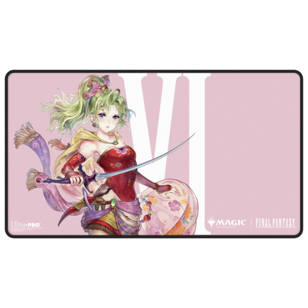 Ultra Pro: Magic x FINAL FANTASY - Terra, Herald of Hope - Black-Stitched Playmat (61 x 34 cm) - verpakking vooraan
