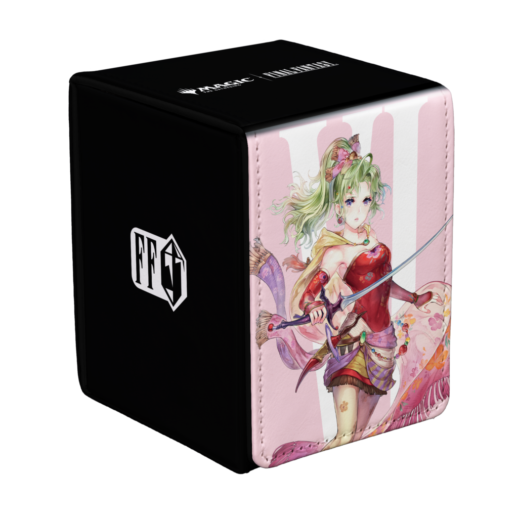 Ultra Pro: Magic x FINAL FANTASY - Terra, Herald of Hope - Alcove Flip Deck Box (100+ kaarten) - verpakking vooraan
