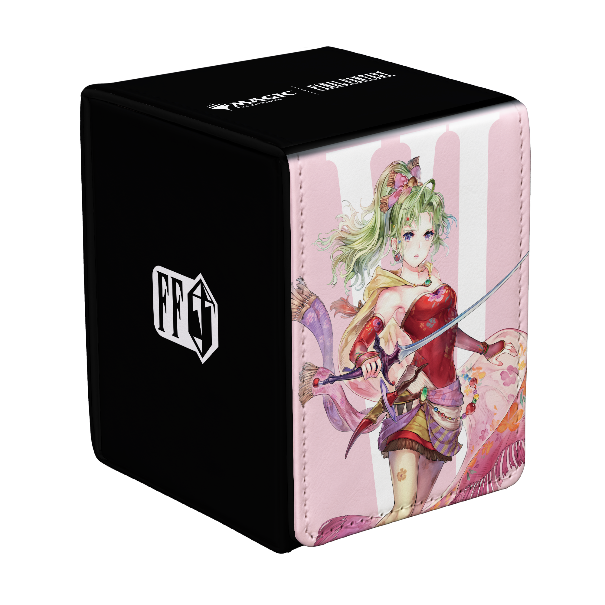 Ultra Pro: Magic x FINAL FANTASY - Terra, Herald of Hope - Alcove Flip Deck Box (100+ kaarten) - verpakking vooraan