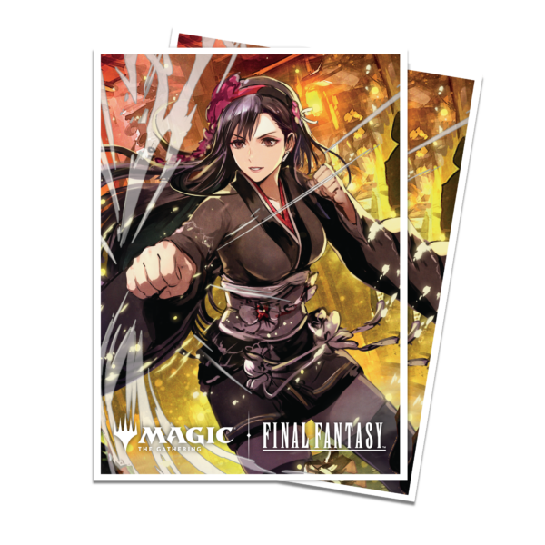 Ultra Pro: Magic x FINAL FANTASY - Tifa Lockhart - 105x APEX Deck Protector Sleeves - Standard Size - verpakking vooraan