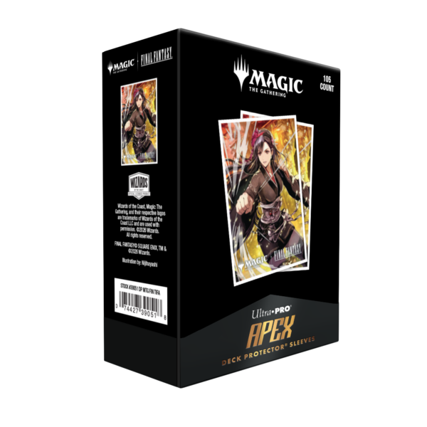 Ultra Pro: Magic x FINAL FANTASY - Tifa Lockhart - 105x APEX Deck Protector Sleeves - Standard Size - productfoto