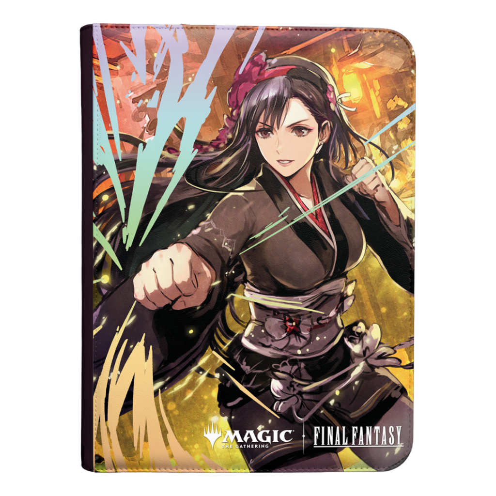 Ultra Pro: Magic x FINAL FANTASY - Tifa Lockhart - 9-Pocket Zippered PRO-Binder (voor 360 kaarten) - verpakking vooraan