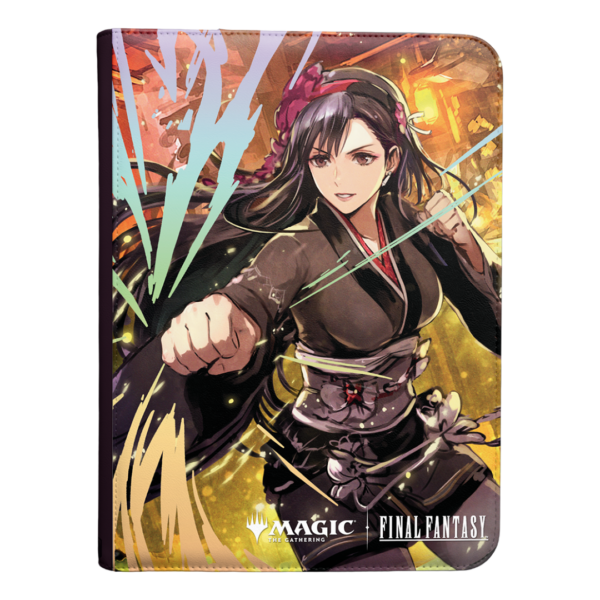 Ultra Pro: Magic x FINAL FANTASY - Tifa Lockhart - 9-Pocket Zippered PRO-Binder (voor 360 kaarten) - verpakking vooraan