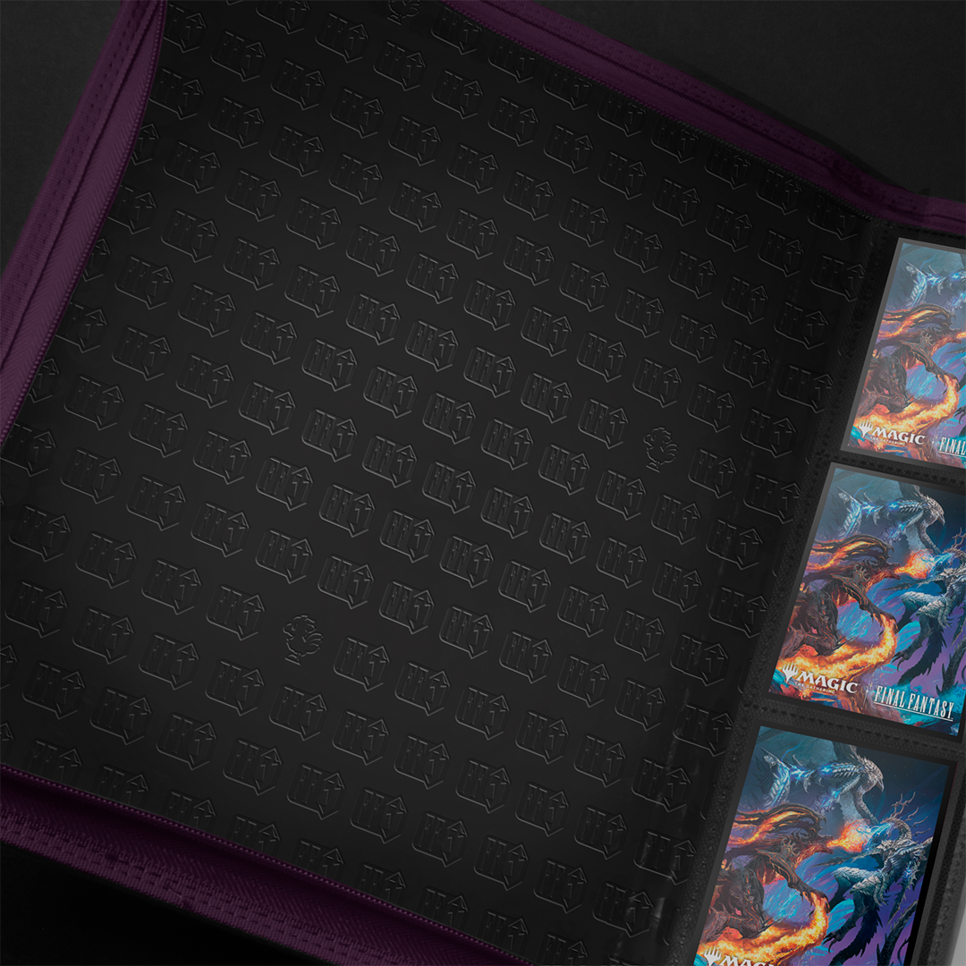 Ultra Pro: Magic x FINAL FANTASY - Tifa Lockhart - 9-Pocket Zippered PRO-Binder (voor 360 kaarten) - detailopname