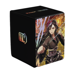 Ultra Pro: Magic x FINAL FANTASY - Tifa Lockhart - Alcove Flip Deck Box (100+ kaarten) - verpakking vooraan