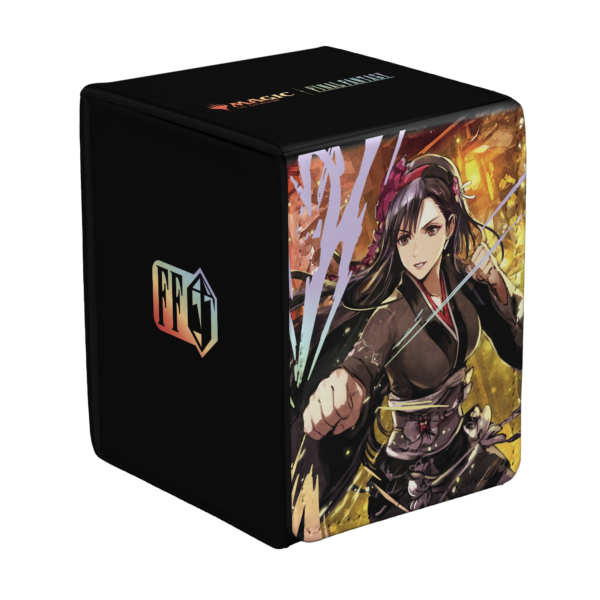Ultra Pro: Magic x FINAL FANTASY - Tifa Lockhart - Alcove Flip Deck Box (100+ kaarten) - verpakking vooraan