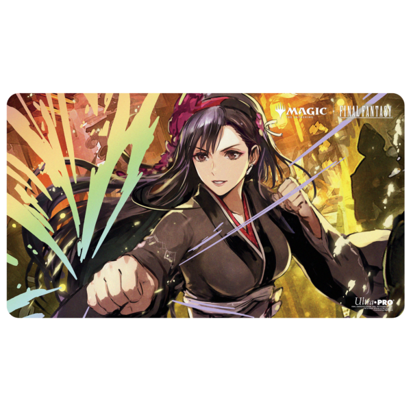 Ultra Pro: Magic x FINAL FANTASY - Tifa Lockhart - Foil Playmat (61 x 34 cm) - verpakking vooraan