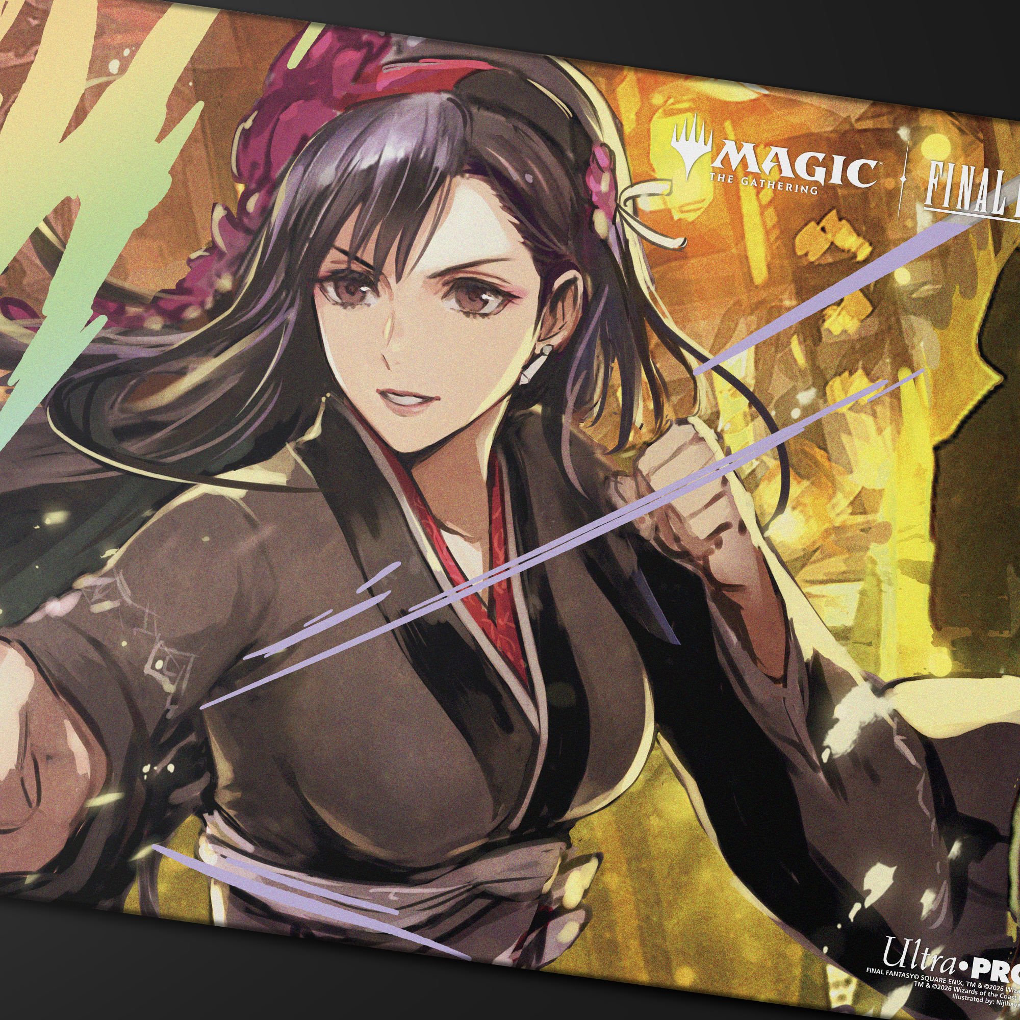 Ultra Pro: Magic x FINAL FANTASY - Tifa Lockhart - Foil Playmat (61 x 34 cm) - productfoto