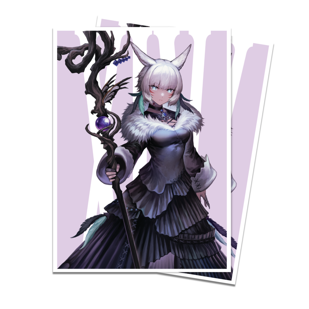 Ultra Pro: Magic x FINAL FANTASY - Y'shtola, Night's Blessed - 105x APEX Deck Protector Sleeves - Standard Size - verpakking vooraan