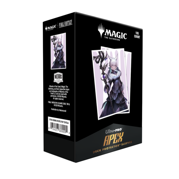 Ultra Pro: Magic x FINAL FANTASY - Y'shtola, Night's Blessed - 105x APEX Deck Protector Sleeves - Standard Size - productfoto