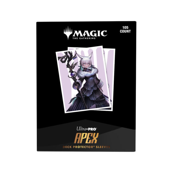 Ultra Pro: Magic x FINAL FANTASY - Y'shtola, Night's Blessed - 105x APEX Deck Protector Sleeves - Standard Size - achterzijde
