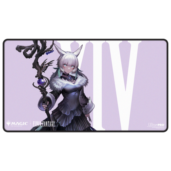 Ultra Pro: Magic x FINAL FANTASY - Y'shtola, Night's Blessed - Black-Stitched Playmat (61 x 34 cm) - verpakking vooraan
