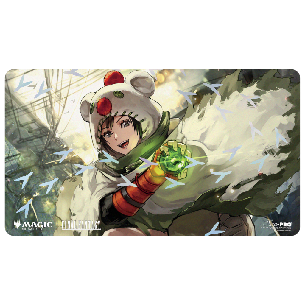 Ultra Pro: Magic x FINAL FANTASY - Yuffie, Materia Hunter - Foil Playmat (61 x 34 cm) - verpakking vooraan