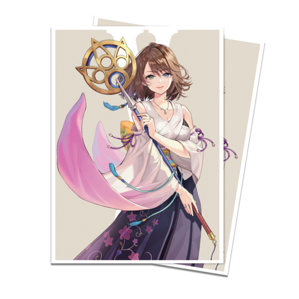 Ultra Pro: Magic x FINAL FANTASY - Yuna, Grand Summoner - 105x APEX Deck Protector Sleeves - Standard Size - verpakking vooraan
