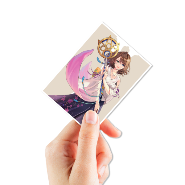 Ultra Pro: Magic x FINAL FANTASY - Yuna, Grand Summoner - 105x APEX Deck Protector Sleeves - Standard Size - in gebruik