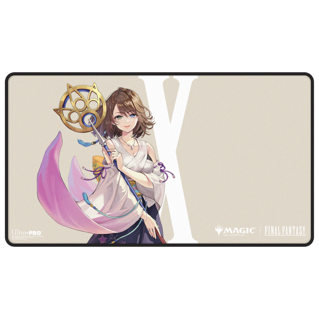 Ultra Pro: Magic x FINAL FANTASY - Yuna, Grand Summoner - Black-Stitched Playmat (61 x 34 cm) - verpakking vooraan