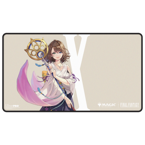 Ultra Pro: Magic x FINAL FANTASY - Yuna, Grand Summoner - Black-Stitched Playmat (61 x 34 cm) - verpakking vooraan