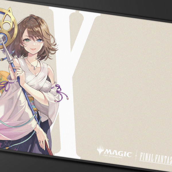 Ultra Pro: Magic x FINAL FANTASY - Yuna, Grand Summoner - Black-Stitched Playmat (61 x 34 cm) - productfoto