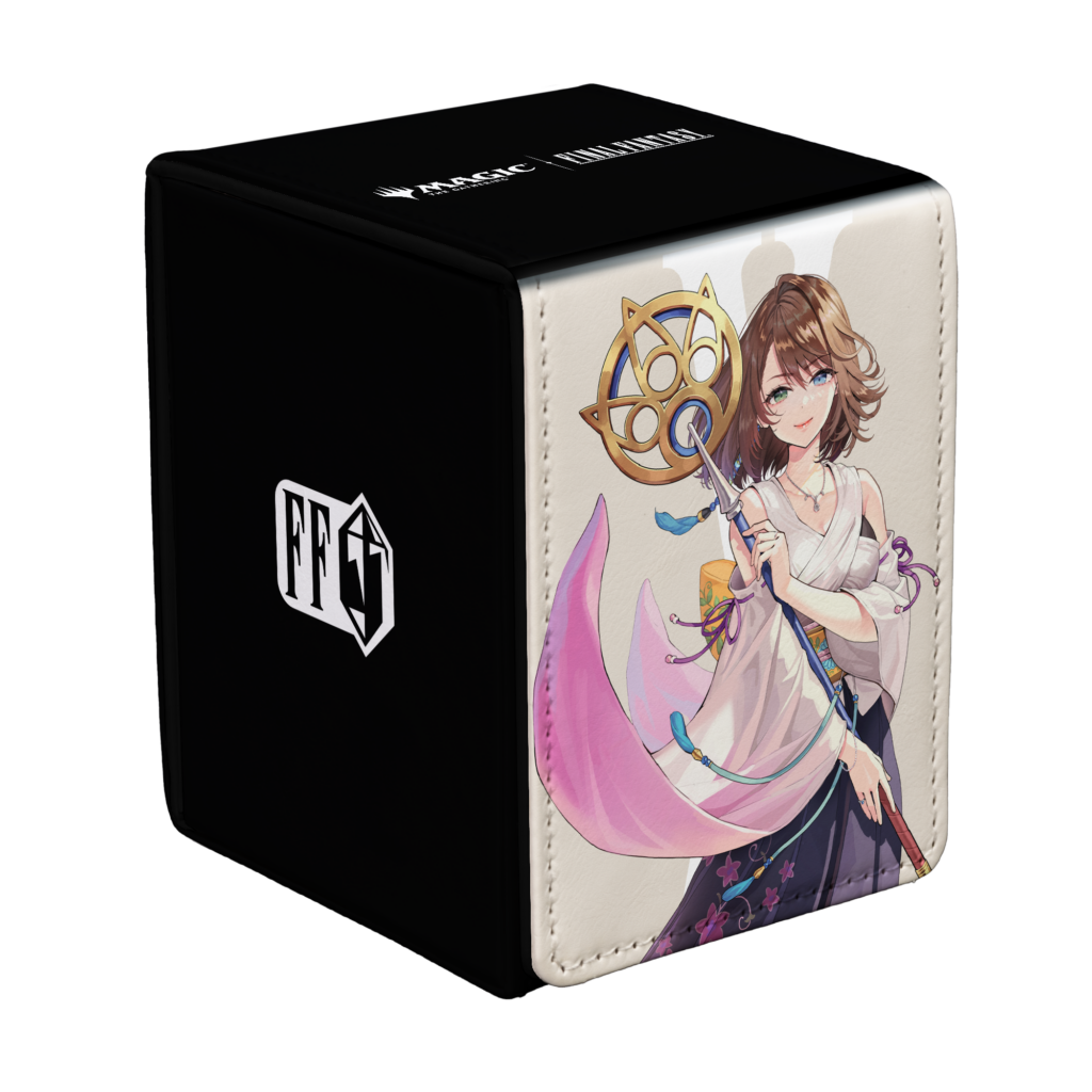 Ultra Pro: Magic x FINAL FANTASY - Yuna, Grand Summoner - Alcove Flip Deck Box (100+ kaarten) - verpakking vooraan