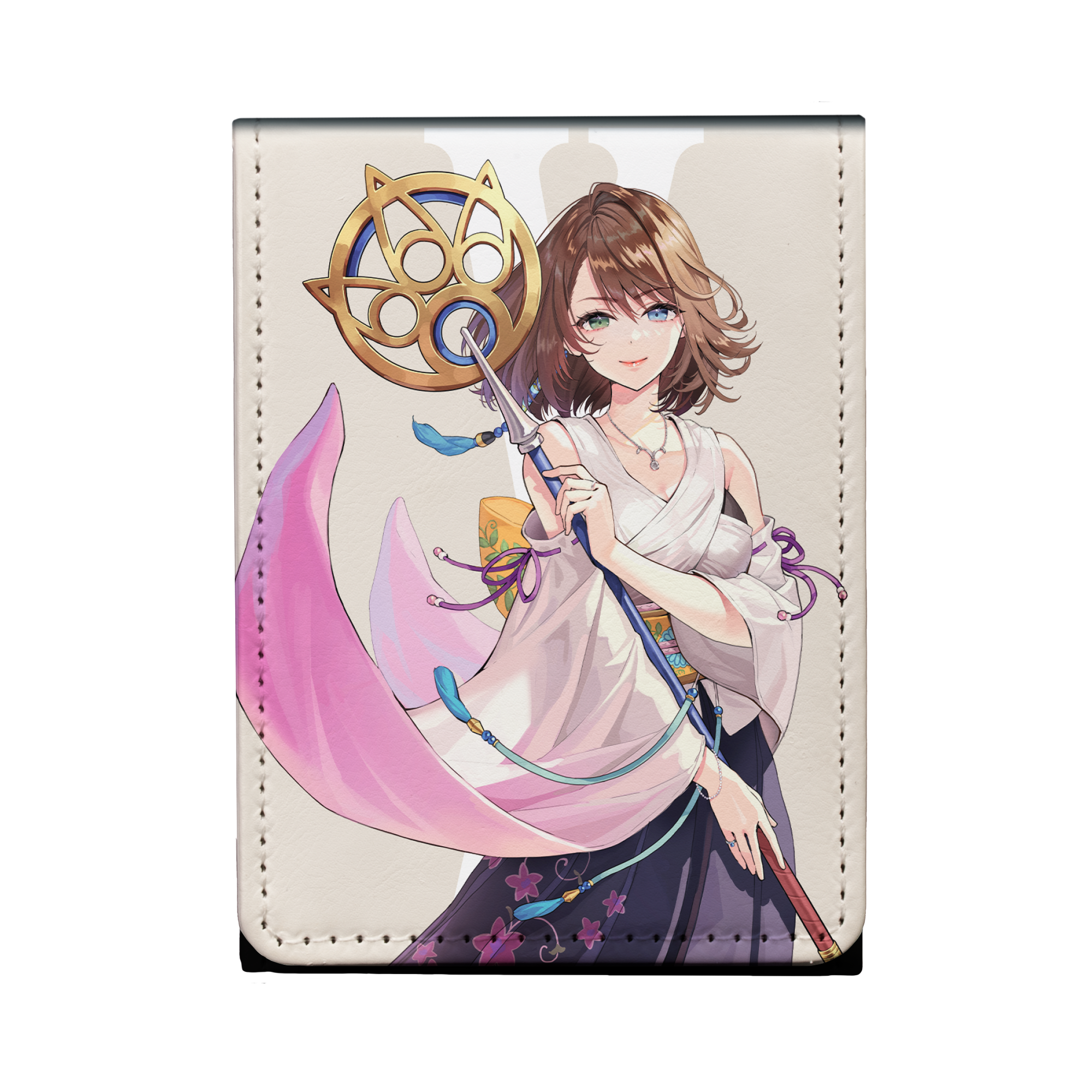 Ultra Pro: Magic x FINAL FANTASY - Yuna, Grand Summoner - Alcove Flip Deck Box (100+ kaarten) - productfoto