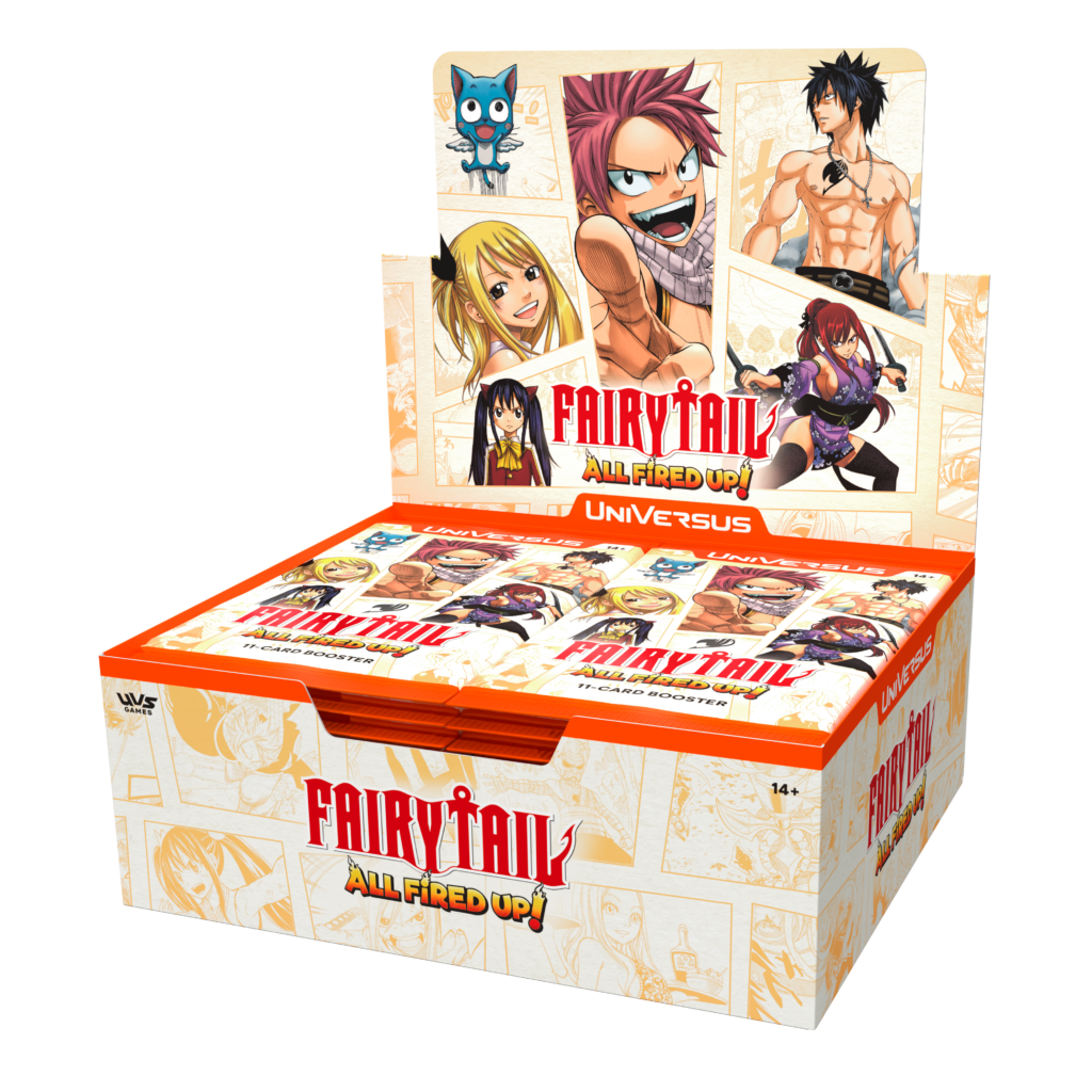 UniVersus: Fairy Tail All Fired Up! - Booster Display (24 boosters) - Engels - productfoto