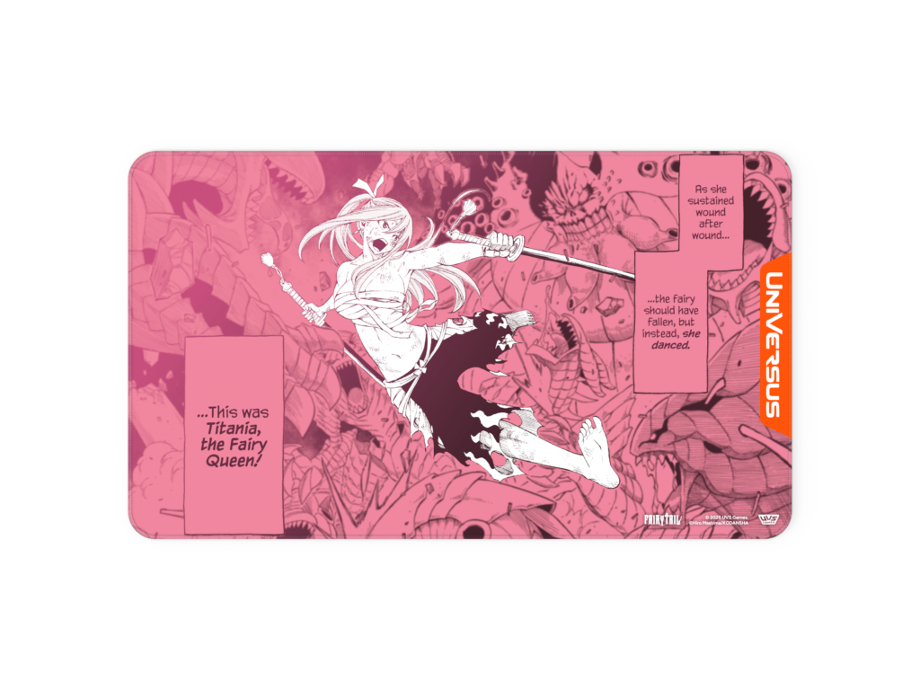UniVersus: Fairy Tail All Fired Up! - Playmat: Erza (61 x 36 cm) - productfoto